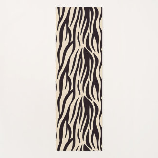 Black and white Zebra skin print Yoga Mat