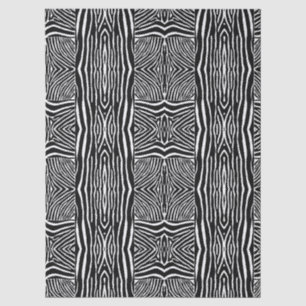 Black and white Zebra stripes Tissue Paper