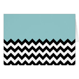 Black and White Zigzag Pattern, Chevron, Blue