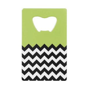 Black and White Zigzag Pattern, Chevron, Green