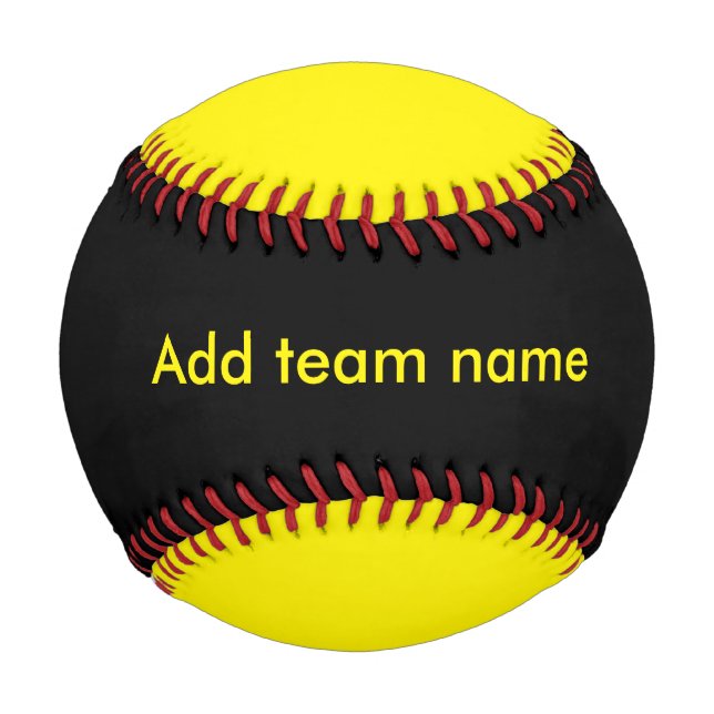 Black and Yellow Baseball (Front)