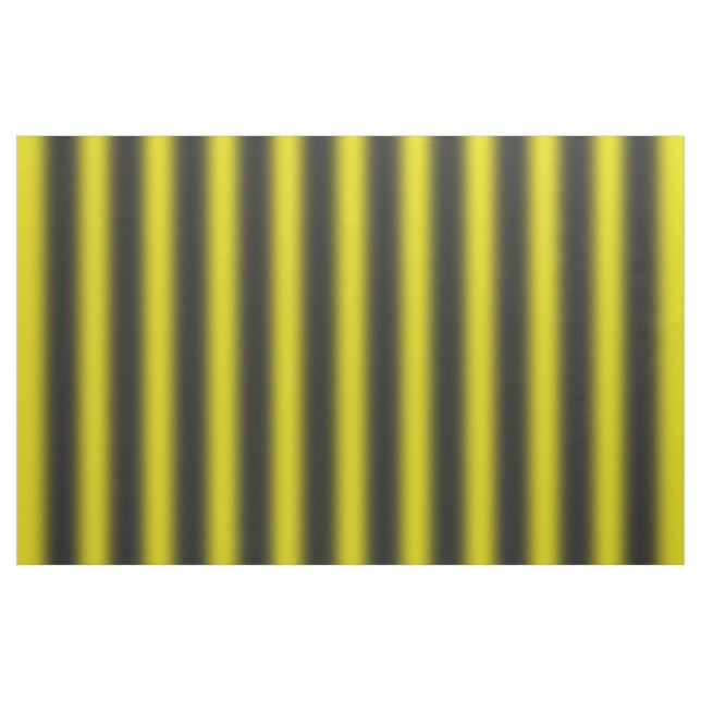 Black and Yellow Bee-Like Stripes Pattern Fabric (Yard)