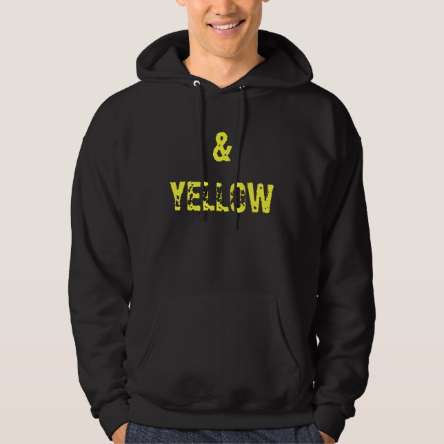 BLACK AND YELLOW HOODIE (Front)