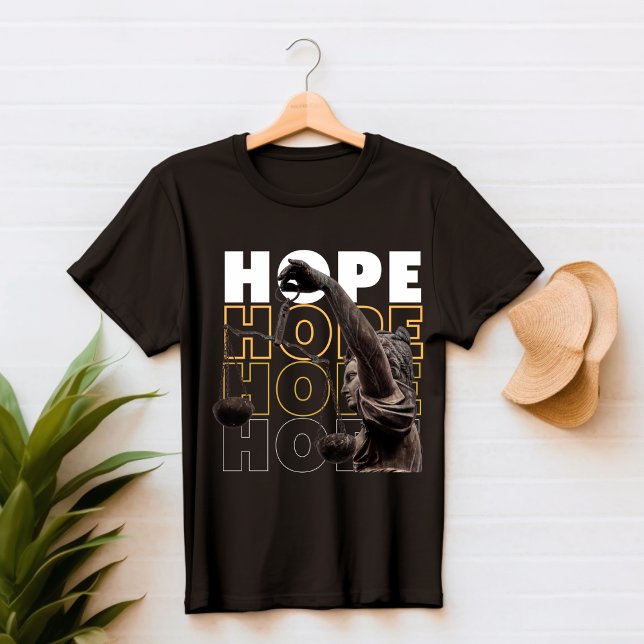 Black and yellow modern HOPE T Shirt (Creator Uploaded)