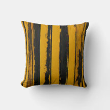 Black and Yellow Retro Oil Striped Pattern