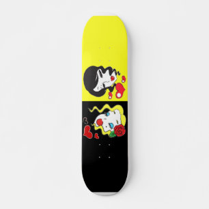 Black and Yellow Skateboard