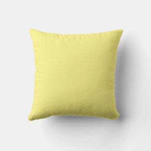 Black and Yellow Throw Pillow