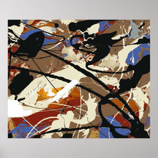 Black Angel- Expressionist Fine Art Poster- Poster (Front)