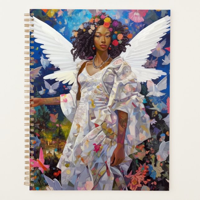 Black Angel Fantasy Art Planner (Front)