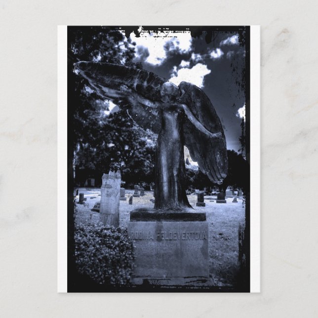 Black Angel of Iowa City Post Cards (Front)