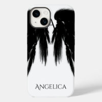 BLACK ANGEL WINGS Monogram