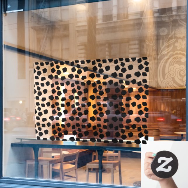 Black Animal Print (Cafe Window)