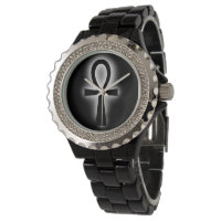 Black Ankh Watch by DAP Apparel