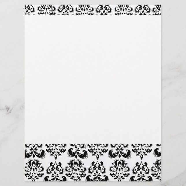 BLACK ANS WHITE DAMASK (Front)