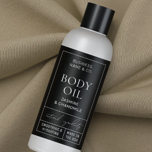 Black Apothecary 4 OZ 120ml Cosmetic Bottle Label