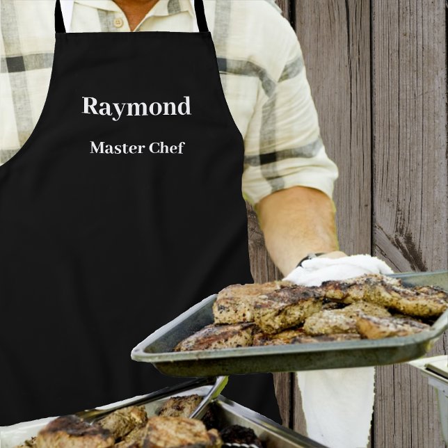 Black Apron - Solid - No Pattern (Creator Uploaded)