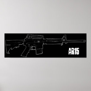 black ar 15 Poster