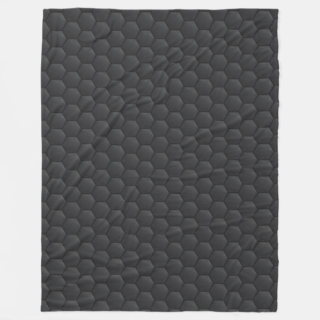 Black armor fleece blanket (Front)