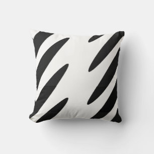 Black Arrow Heads Tribal Cushion