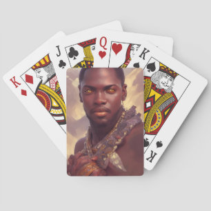 Black art: African Prince Playing Cards