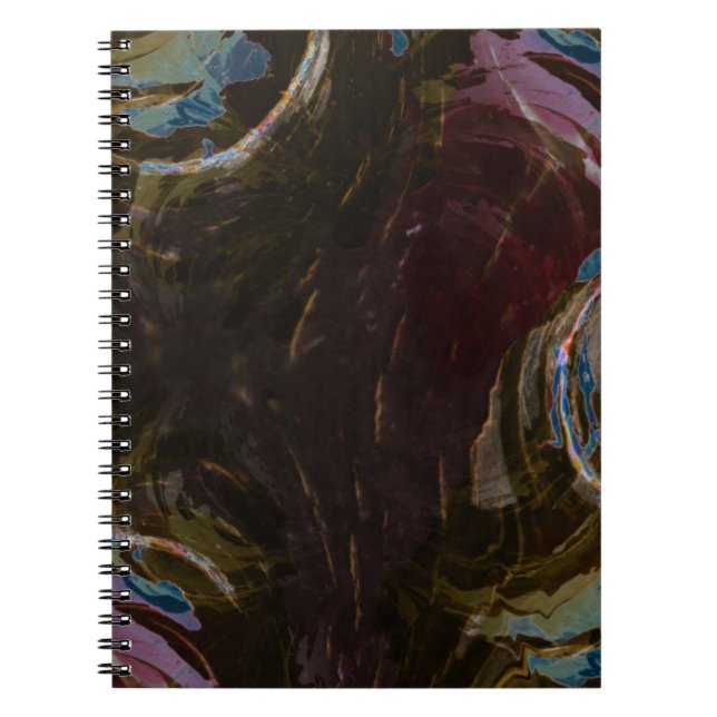 Black Atomic Space Age Notebook (Front)