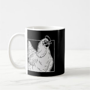 Black Australorp Chicken - Vintage Farm Art Coffee Mug