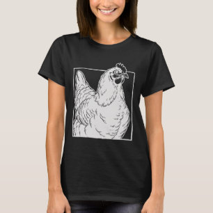 Black Australorp Chicken - Vintage Farm Art T-Shirt
