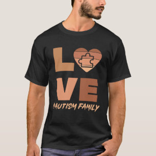 Black Autism Family My Brother Son Has Autism Dad T-Shirt