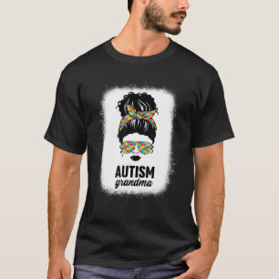 Black Autism Grandma Autism Awareness Nana Autisti T-Shirt