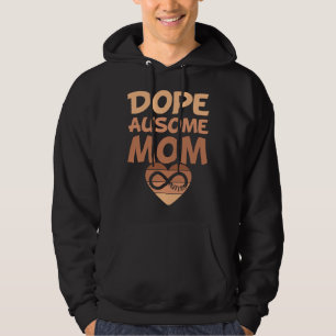 Black Autism Mom Ausome Mom Autistic Infinity Neur Hoodie