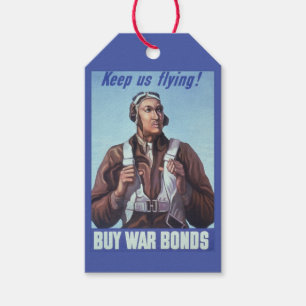 Black Aviators US Military Fighter Pilots Gift Tags