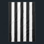 Black Awning Stripe Tea Towel<br><div class="desc">Black Awning Stripe</div>