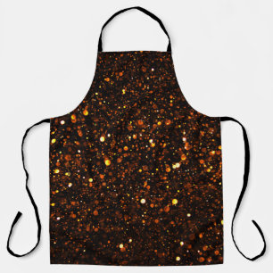 Black Background Beautiful Bokeh Apron