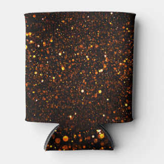 Black Background Beautiful Bokeh Can Cooler