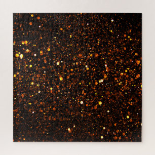 Black Background Beautiful Bokeh Jigsaw Puzzle