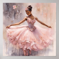 Black Ballerina: Nutcracker Sugar Plum Pink Tutu