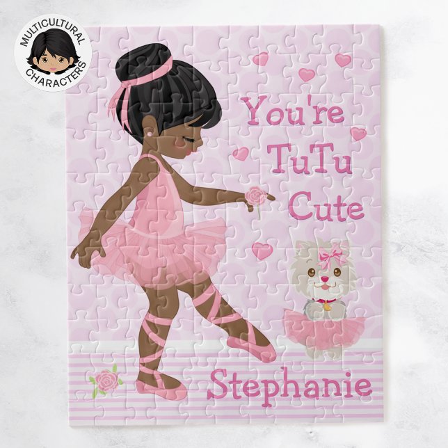 Black Ballerina Tutu Cute Jigsaw Puzzle (Creator Uploaded)