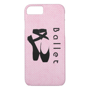Black Ballet Shoes En Pointe iPhone 8/7 Case