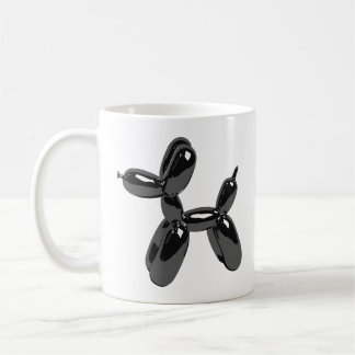 Black Balloon Dog  Coffee Mug