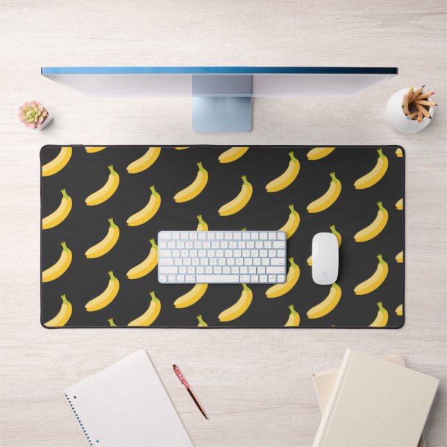Black Banana 🍌 Pattern Desk Mat (Office 1)