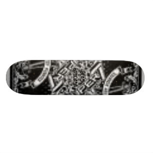black bandanna skateboard