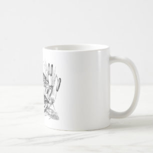 Black bass coffee mug
