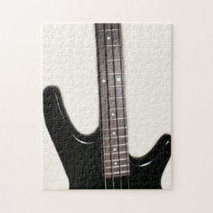 Black Bass Guitar Jigsaw Puzzle