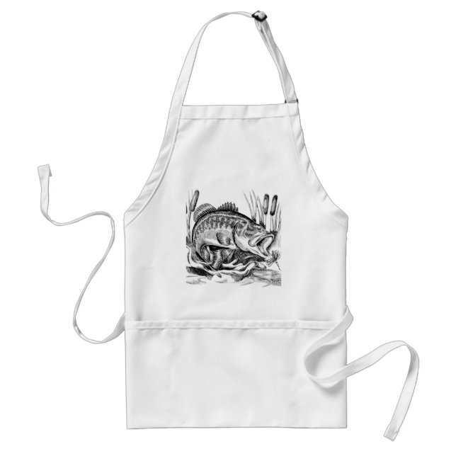 Black bass standard apron (Front)