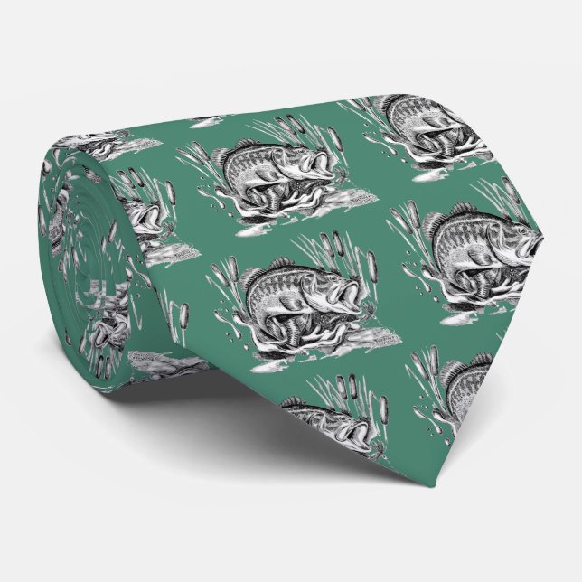Black bass tie (Rolled)