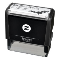 Black Bat Custom Name Return Address