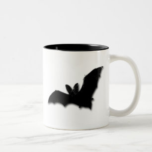 Black Bat Two-Tone Coffee Mug