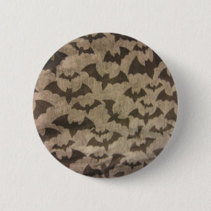Black Bats 6 Cm Round Badge