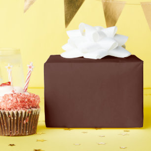 Black Bean Glossy Wrapping Paper