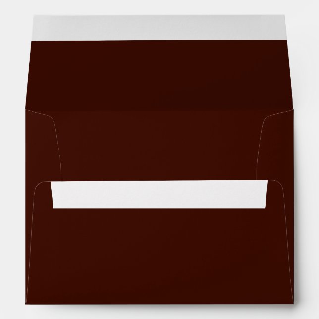Black bean (solid colour) envelope (Back (Bottom))